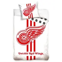 Official Merchandise Inklusive Wäsche NHL Bed Linen NHL Detroit Red Wings White - Weiß,Rot - 140 × 200 / 70 × 90 cm
