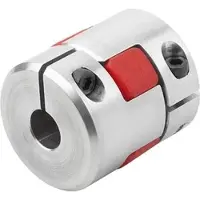 Kipp Elastomer-Klauenkupplung Gr.9 D1=8 D2=8 L=30 Aluminium