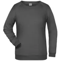 James & nicholson Damen Raglan Sweater Sweatshirt JN793 graphite XXL