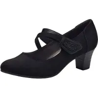 Jana Damenschuhe Pumps Klassisch Schwarz Freizeit