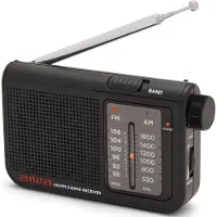 Aiwa RS-55BK, Persönlich, Analog, AM, FM, 88 - 108 MHz, 530 - 1600 kHz, 5,7 cm