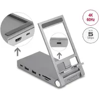 HQ Products - Dockingstation + Notebook-/Tablet-Ständer - USB-C / Thunderbolt 3 - HDMI