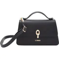 L.credi Handtasche Umhängetasche Petronella Handle Bag Black schwarz