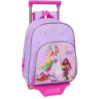 Unicorn Academy Trolley Reisekoffer 10L, Lila