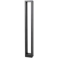 LUCANDE LED Wegeleuchte Jupp , schwarz, Aluminium, Modern, LED Außenleuchte