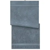 Myrtle beach Bio Badetuch MB443 mid grey 70 x 140 cm