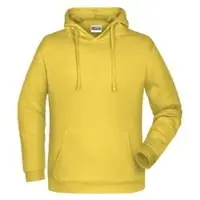 James & nicholson Herren Basic Kapuzensweatshirt JN796, gelb, Größe 4XL - gelb - 4XL