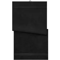 Myrtle beach Bio Badetuch MB443 black 70 x 140 cm
