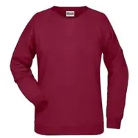 James & nicholson Damen Raglan Sweater Sweatshirt 8021 wine 3XL