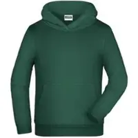 James & nicholson Kinder Basic Kapuzensweatshirt JN796K, dunkelgrün, Größe L - dunkelgrün - L