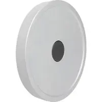 Kipp Handrad D1=80 Form B mit Querbohrung D2=10 Aluminium silber pulverbeschichtet