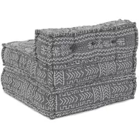 vidaXL Modulare Sofagarnitur Stoff Hellgrau 70 x 70 x 56 cm