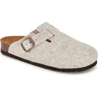 Scholl Clog Fae New Felt Damen Beige-Schuhgröße 40