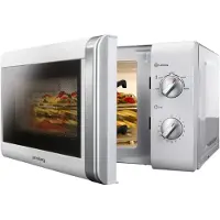 Privilege Privileg Mikrowelle 150472, Mikrowelle, 20 l, mit 5 Leistungsstufen, weiß