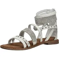 Lazamani Schaftsandalette "Sandalen Leder"