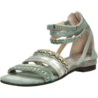 Lazamani Schaftsandalette "Sandalen Leder"