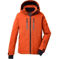 Killtec Jungen Skijacke/Funktionsjacke mit Kapuze und Schneefang KSW 191 BYS SKI