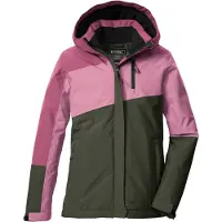 Killtec Funktionsjacke "KOW 218 GRLS JCKT" Winddichte, wasserdichte Kinderjacke mit verstellbarer Kapuze