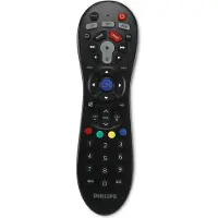 Philips Perfect replacement Universal-Fernbedienung SRP3013/10, DTV, DVD/Blu-ray, SAT, TV, IR Wireless, Drucktasten, Schwarz