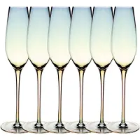 Intirilife Champagner Sekt Glas Set 200 ml