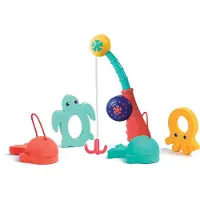 Ludi - Fishing rod with animals - (LU40076)