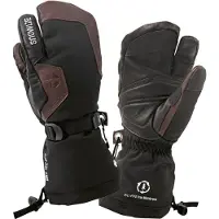 Snowlife Herren 3 Finger CAPRICORN DT ECO black/brown - L = 9