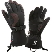 Snowlife Herren Handschuh CAPRICORN DT ECO black/brown - L = 9