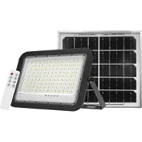 Enovalite Solar LED-Fluter, mit Akku, 200 W, 2600 lm, 6500 K