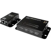 Logilink UA0252, USB 2.0, USB 2.0, 480 Mbit/s, Schwarz, Metall, 50 m