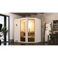 Weka Elementsauna Varberg 1 GTF Trend inkl. 7,5 kW BioS-Ofenset x B x T x H x 194 x 144 x 199