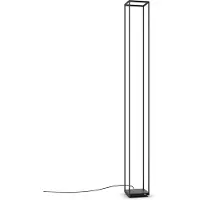 SERIEN LIGHTING Reflex² Floor S LED-Deckenfluter-Schwarz-mit dim2warm (2200K - 3000K)
