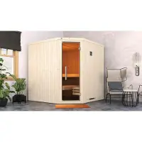 Weka Elementsauna Varberg 3 GT Trend inkl. 7,5 kW OS-Ofenset x B x T x H x 194 x 194 x 199