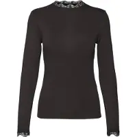Vero Moda Bluse 10295141 Schwarz Slim Fit
