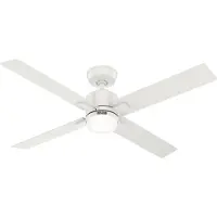 HUNTER FANS DC Deckenventilator Mila Weiss mit LED & Fernbedienung