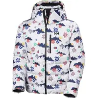 Helly Hansen für Herren. 66043 Jacke Kvitfjell Race Puffy weiß (L), Lässig, Polyester