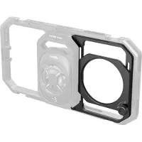 SmallRig 5277 67-mm-Gewindefilteradapter mit abnehmbaren Sonnenschutzblenden für universellen Telefonkäfig (4299B)
