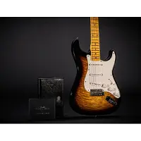 Fender MBD 1957 Stratocaster Prestige NOS Flame Top - Sunburst 923-7002-835
