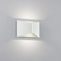 HELESTRA LED-Wandleuchte VID, weiß, up/down, IP65 dimmbar, weiß / opal, für Arbeitszimmer / Büro, Aluminium, LED Wandleuchte, Wandlampe Innen