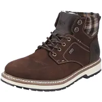 Rieker F3812-27 Herrenboots, Leder, Braun, Warmfutter (Wolle), Wasserdicht - Herrenschuhe Boots / Stiefel, Braun, leder/textil
