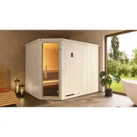 Weka Elementsauna Varberg 4 GT Trend inkl. 7,5 kW BioS-Ofenset x B x T x H x 244 x 197 x 199