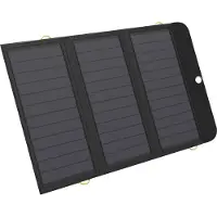 Sandberg Solar Charger 21W 2xUSB+USB-C, 10000 mAh, Lithium Polymer (LiPo), Schwarz