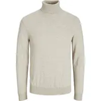 Jack & Jones Emil Knit Roll Neck Detail Melange Pullover