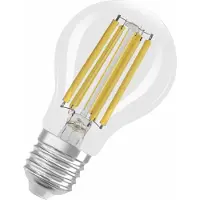 Osram SUPERSTAR+ CLASSIC A FIL 100 LED-Lampe, E27, klassische Kolbenform, 7,2W, 1512lm, 4000K, kaltweißes Licht, lange Lebensdauer, bis zu 60% Energieeinsparung im Vergleich zu Standard LED-Lampen