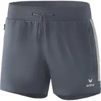 Erima Squad Worker Shorts Damen - Slate Grey / Silver Grey | Größe: 34