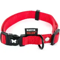 Martin Halsband Verstelbaar Nylon Rood