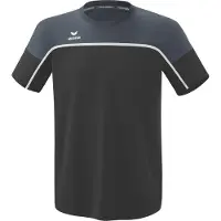 Erima CHANGE T-Shirt 140 black grey/slate grey/weiß