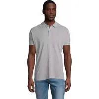 Sol SOLs 03566 | Herren Polo, Planet Men Polo Shirt, 100% Baumwolle - Farbe: Grey Melange - Größe: 4XL