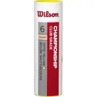 Wilson Badminton Badminton Nylon Championship Rohr 6 Stück Neon 79