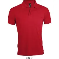 Sol SOLs 00571 | MenŽs Polo Shirt Prime - Farbe: Red - Größe: 4XL