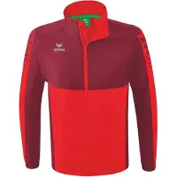 Erima Six Wings Jacke Mit Abnehmbaren Ärmeln Herren - Rot / Bordeaux